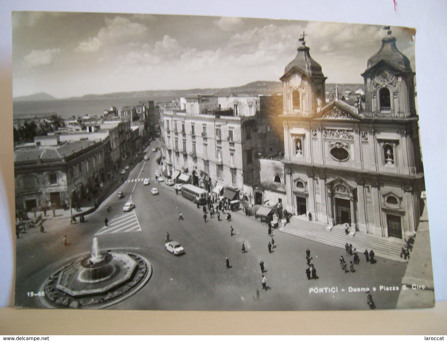 Napoli - Portici - Duomo E Piazza S. Ciro - Corso Garibaldi - Animata - Auto Pulman Autobus - Fontana - Portici