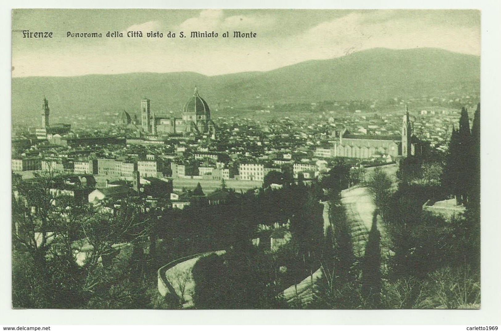 FIRENZE - PANORAMA DELLA CITTA' VISTO DA S.MINIATO AL MONTE - NV FP - Firenze