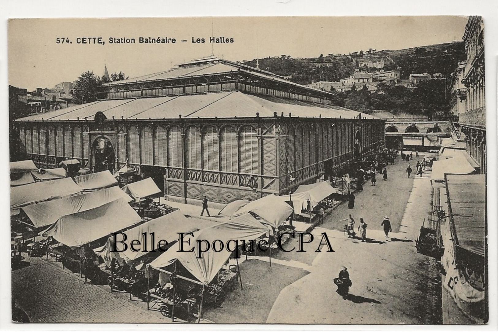 34 - Sète / CETTE - Les Halles +++++ G. Denuc, Montpellier ++++ Parfait état - Sete (Cette)