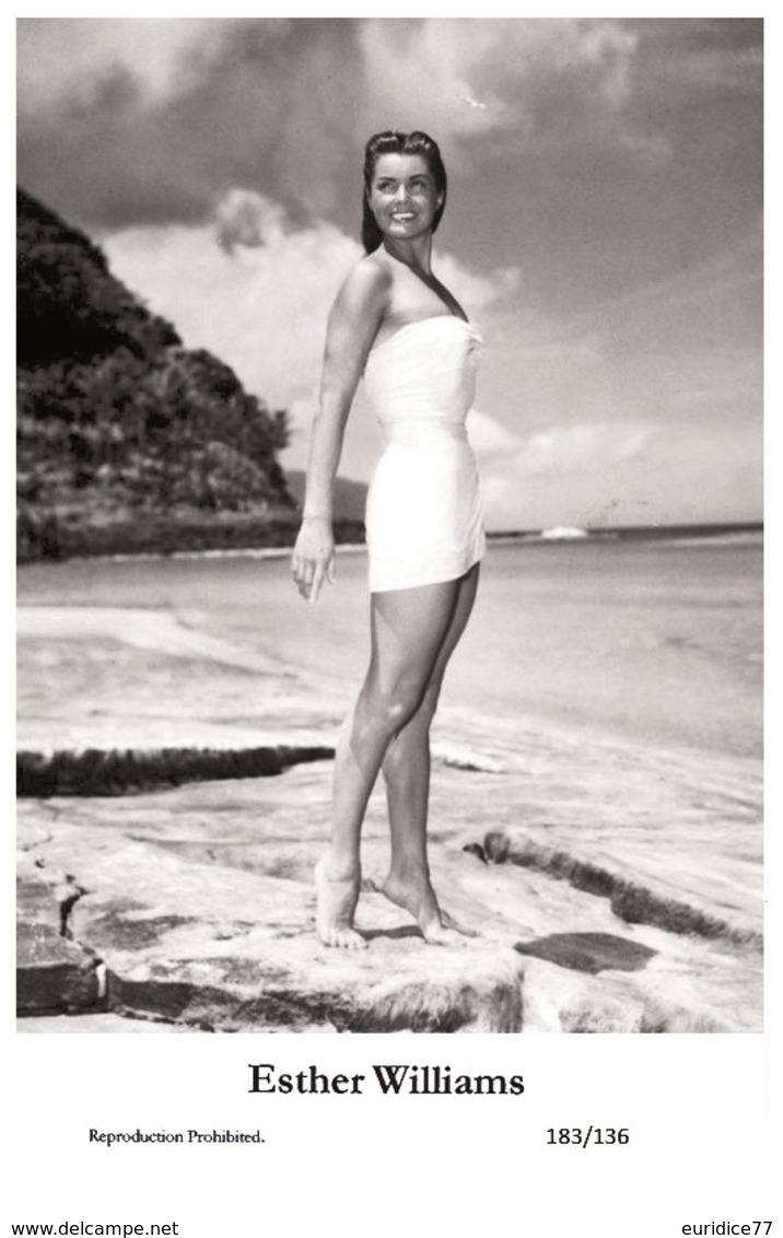 ESTHER WILLIAMS - Film Star Pin Up PHOTO POSTCARD- Publisher Swiftsure 2000 (183/136) - Otros & Sin Clasificación