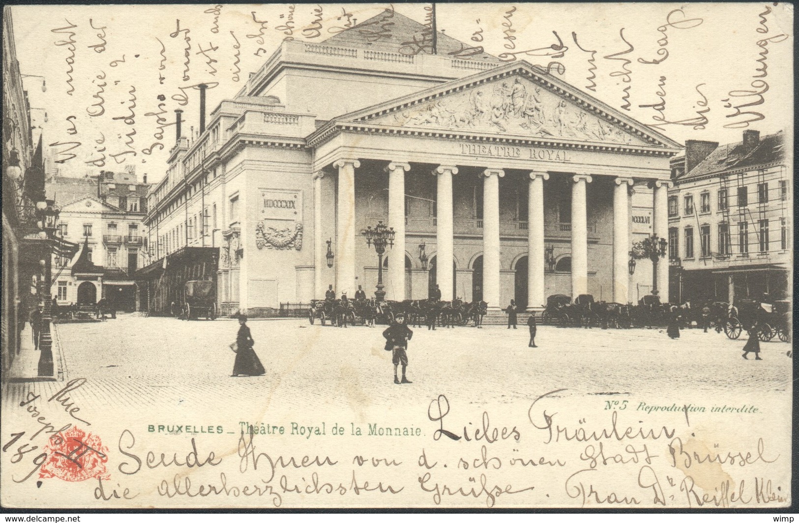 BRUXELLES :  Théatre De La Monnaie - Monuments, édifices