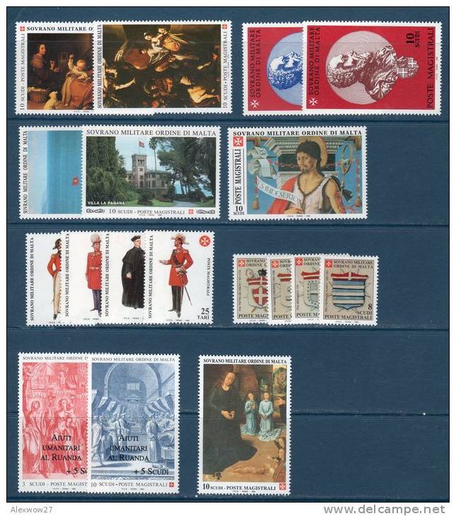 Smom 1994 -- Annata Completa --- Complete Years ** MNH / VF - Sovrano Militare Ordine Di Malta