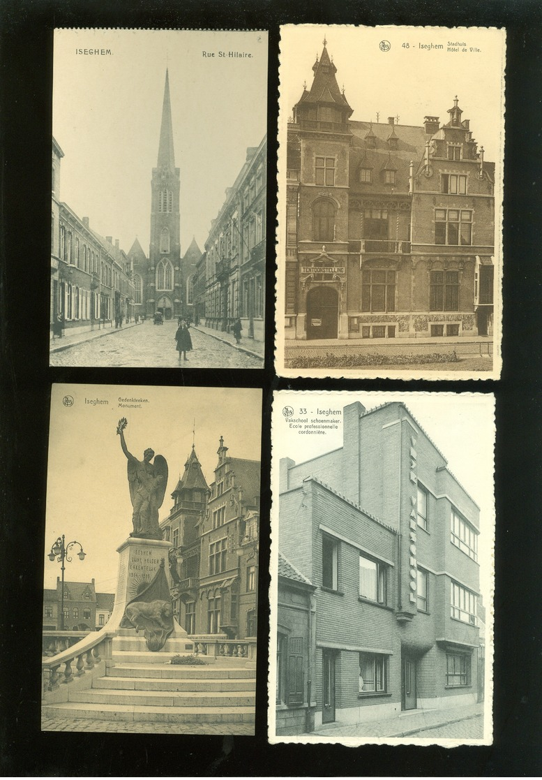 Beau Lot De 20 Cartes Postales De Belgique  Iseghem     Mooi Lot Van 20 Postkaarten Van België  Izegem  - 20 Scans - 5 - 99 Postcards