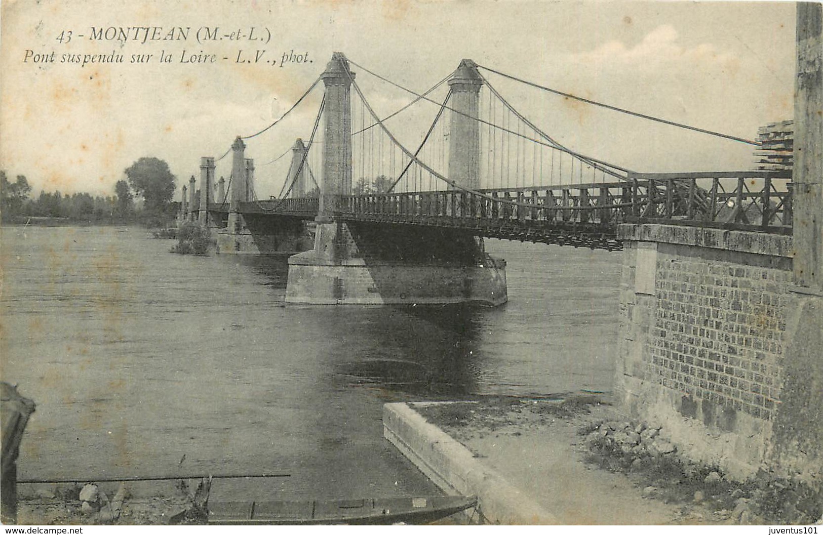 CPA Montjean-Pont Suspendu Sur La Loire-RARE       L2756 - Autres & Non Classés