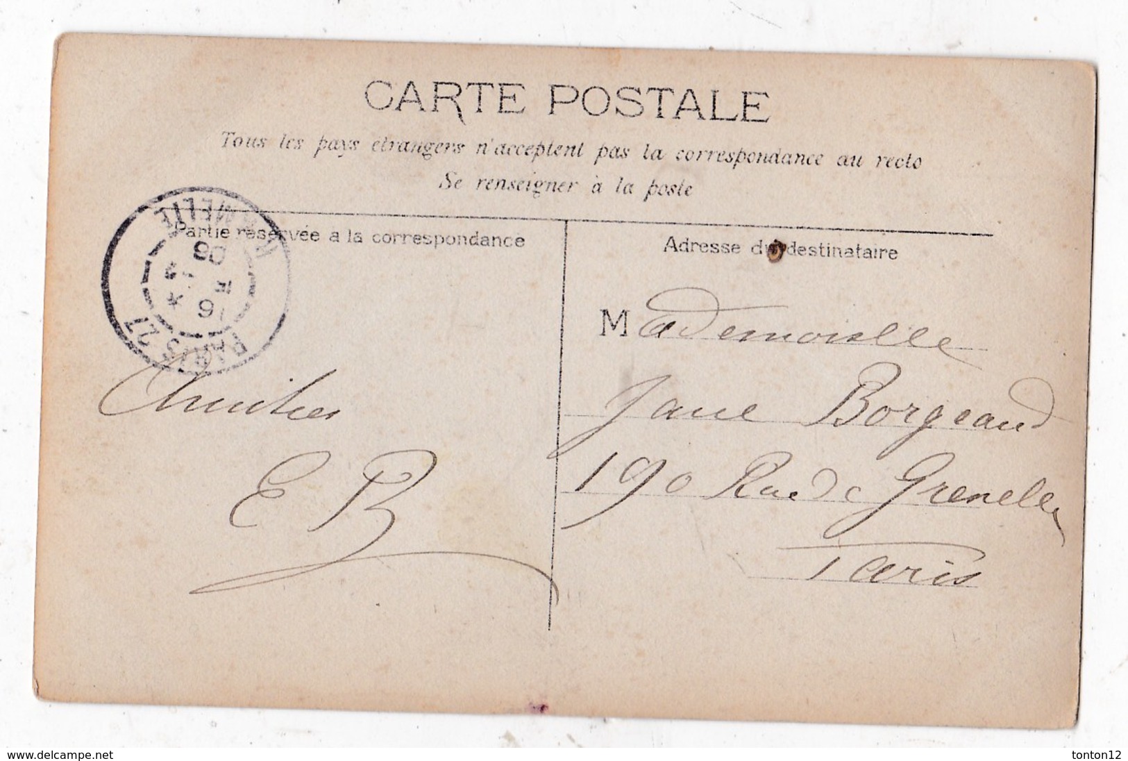 Carte Postale Theatre Des Variété Le Petit Duc Mme J Saulier - Teatro