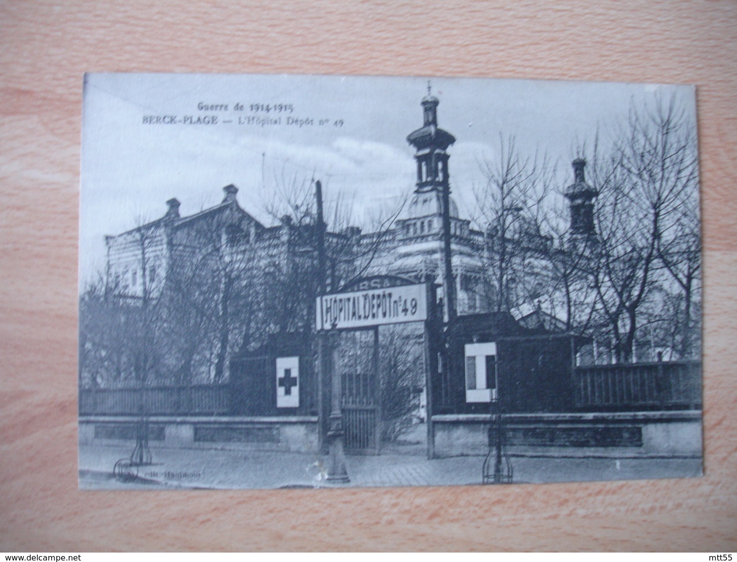 Berck Plage Hopital Depot 49 Guerre 14.18 - Guerra 1914-18