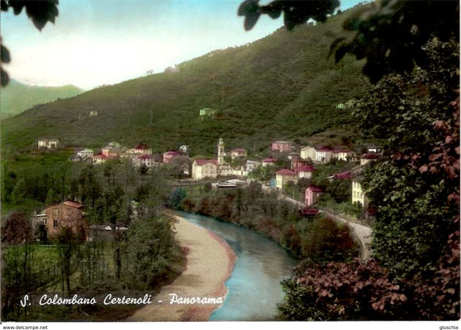 (C).S.Colombano Certenoli(GE).Panorama.Viaggiata 1966 (c16) - Genova