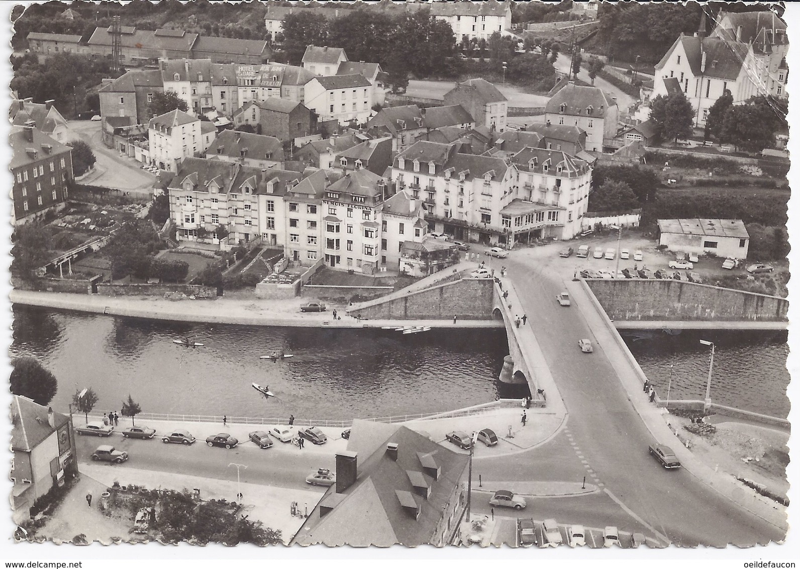 Vue Aérienne De La Semois Et Du Pont De France - Bouillon