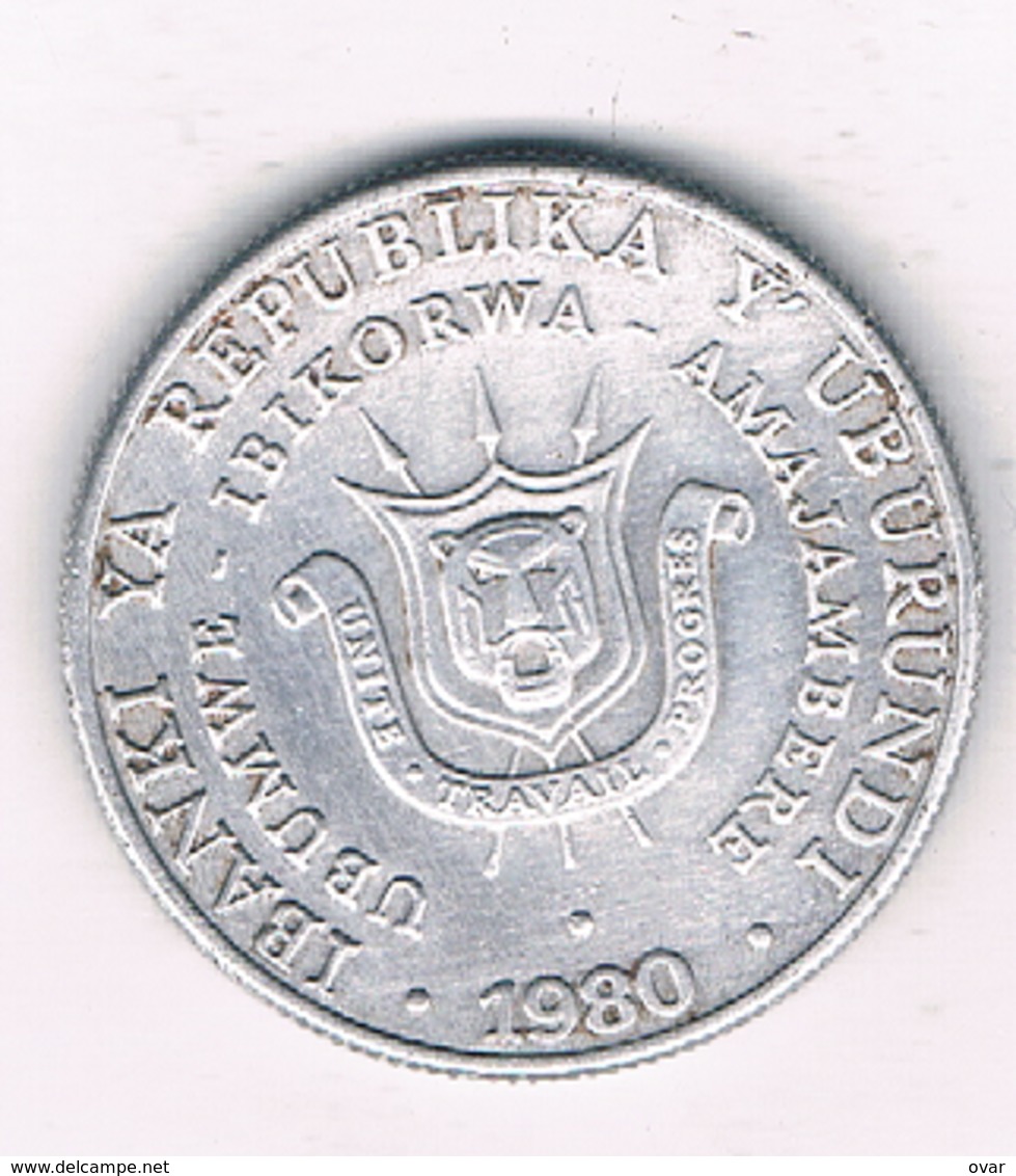 5 FRANCS 1980 BURUNDI /0020/ - Burundi