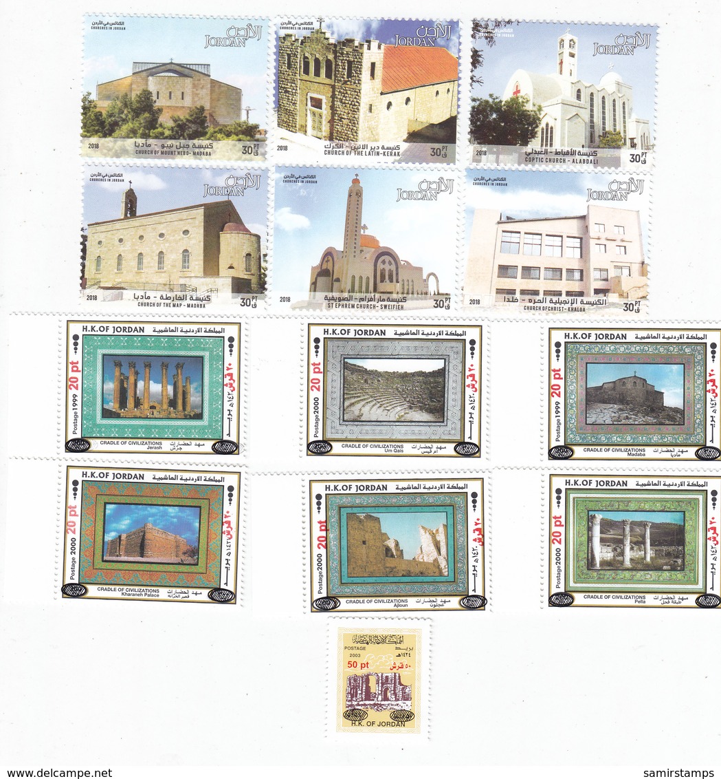 Jordan Complete Year Unit 2018,nay Topicals, Overprint.scarce Stamps, Including S.sheets - MNH-  5 Scans SKRILL PAY Only - Jordan