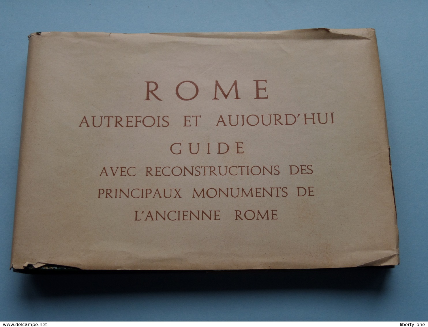 ROME Autrefois Et Aujourd'hui GUIDE ( Exclusivite VISION Roma ) Format CP / PK ( Complet / Voir Photo Svp ) ! - Dépliants Touristiques