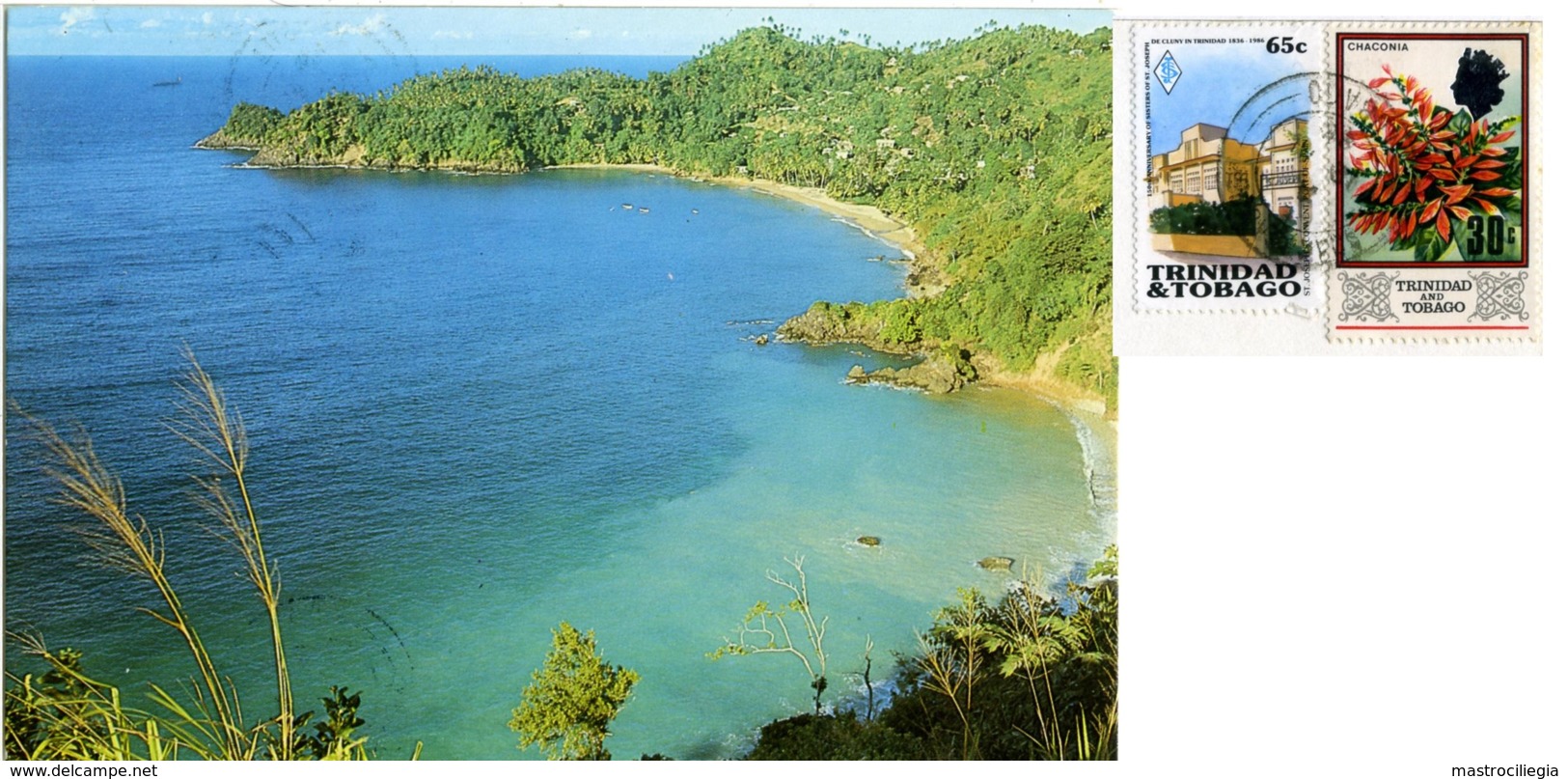 TRINIDAD E TOBAGO  ISLAND OF TOBAGO  Castara Bay  Nice Stamps - Trinidad