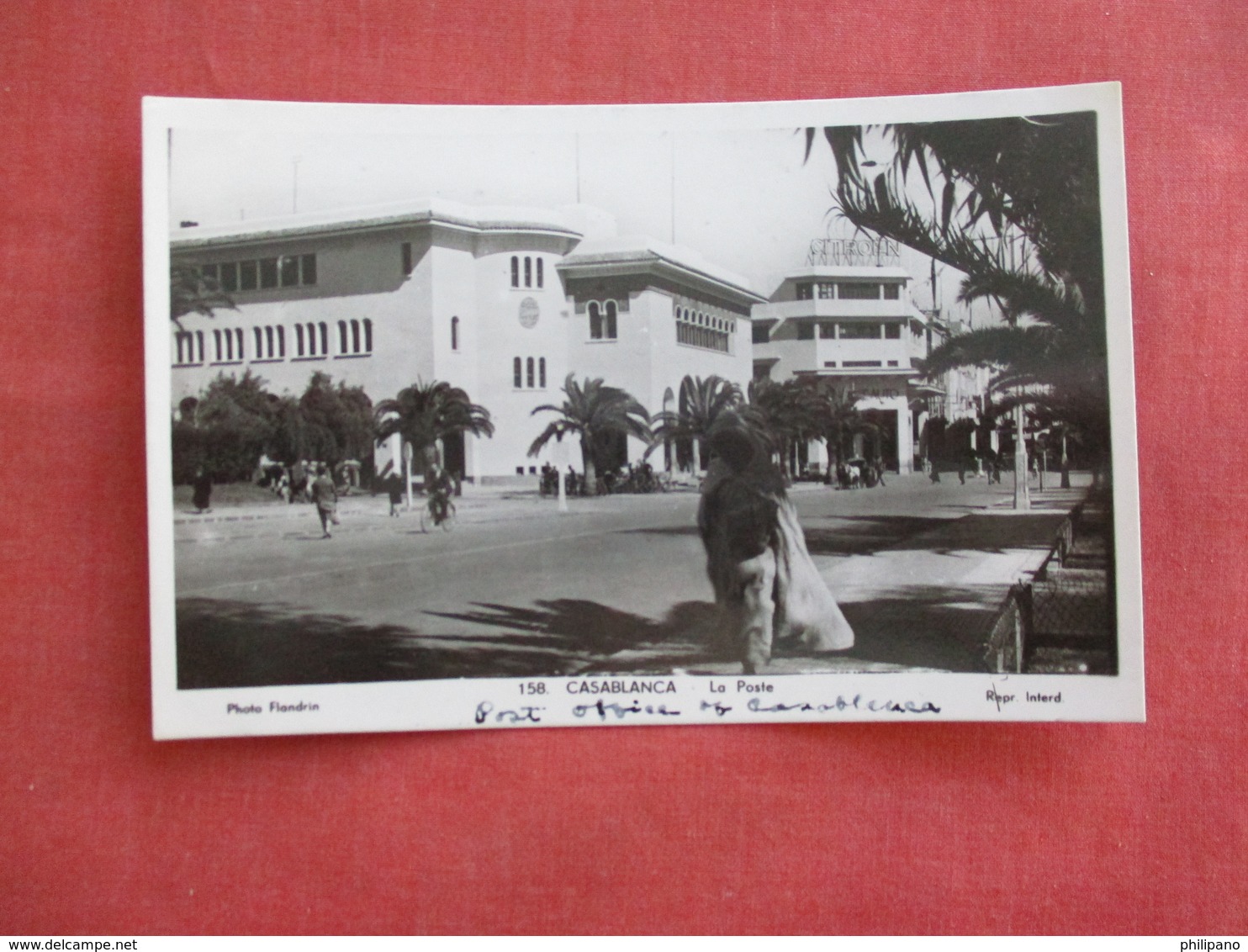 RPPC   Morocco > Casablanca Post Office    Ref 3117 - Casablanca