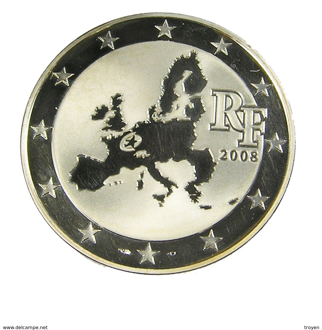 1 1/2 Euro - France - 2008 - 50 Ans Du Parlement Européen - Argent - BE - 18,92gr. - - France