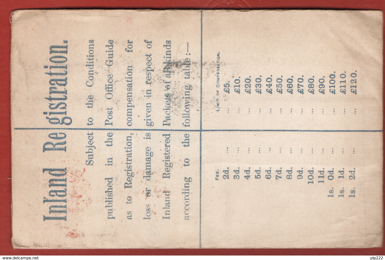 Gran Bretagna1898 Registered Letter 2p. + 1 P.15/10/98 To London VF/F - Stamped Stationery, Airletters & Aerogrammes