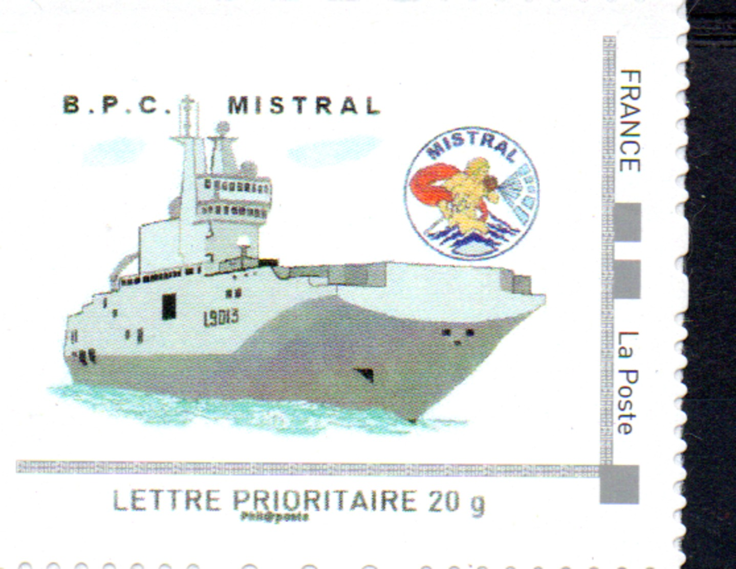 BPC MISTRAL Timbre Personnalisé Neuf** - Poste Navale