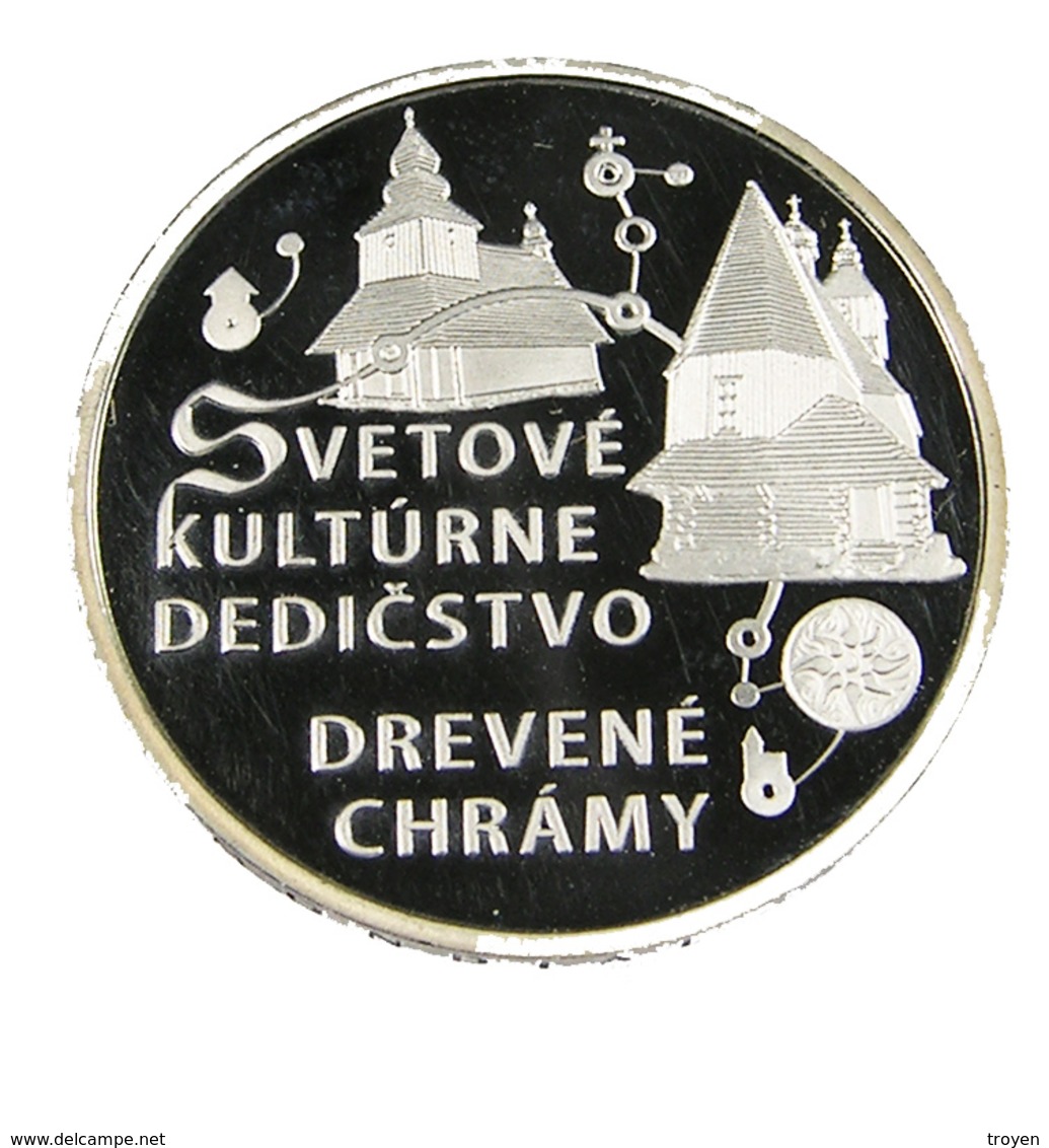 10 Euro - Slovaquie   -  2010 - Svétové  - Drevené Chramy - Argent - BE - - Slovaquie