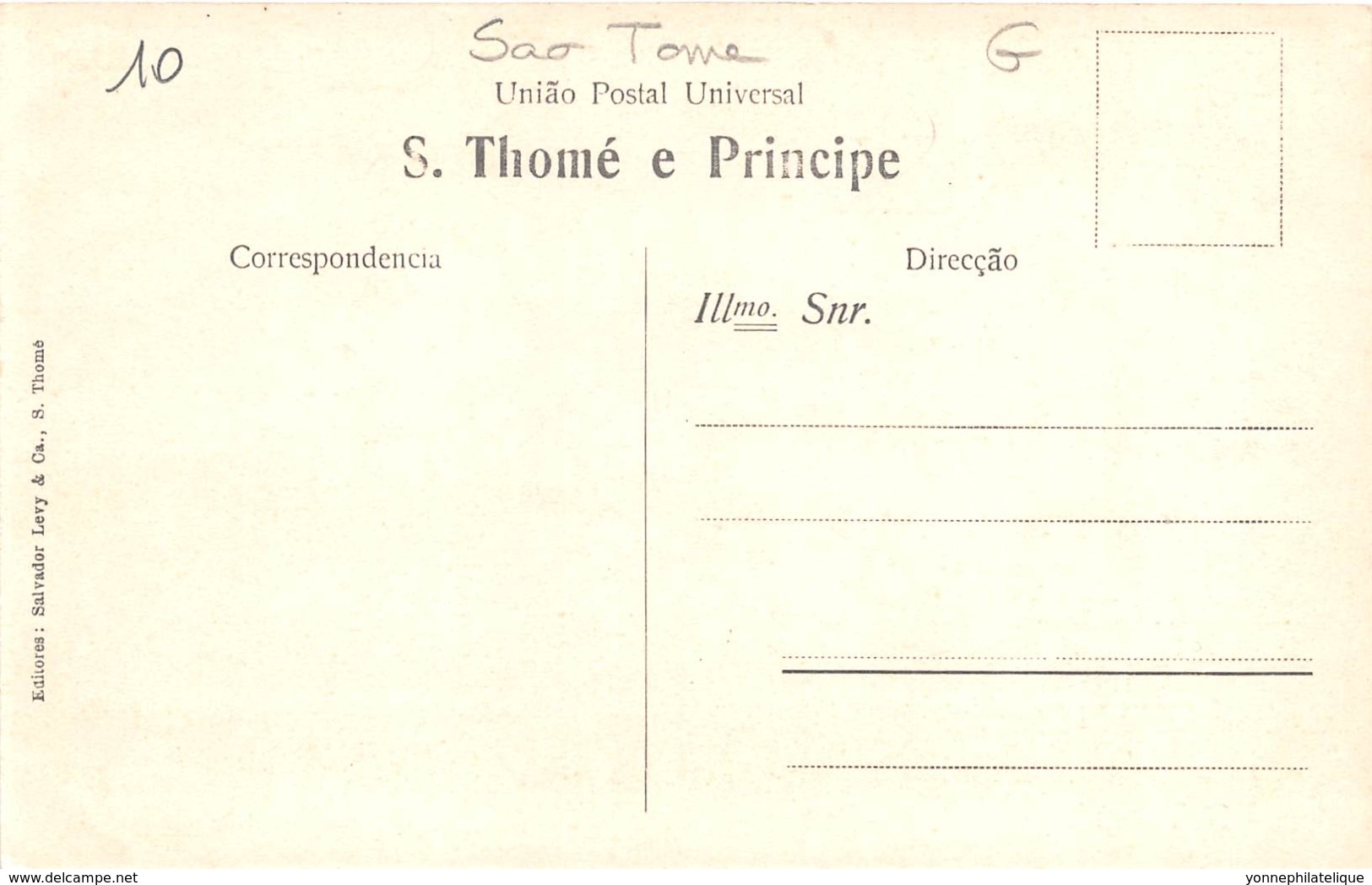 Sao Tome Et Principe / 10 - Estaçao Telegraphica Cabo Sub Marino - Sao Tome And Principe