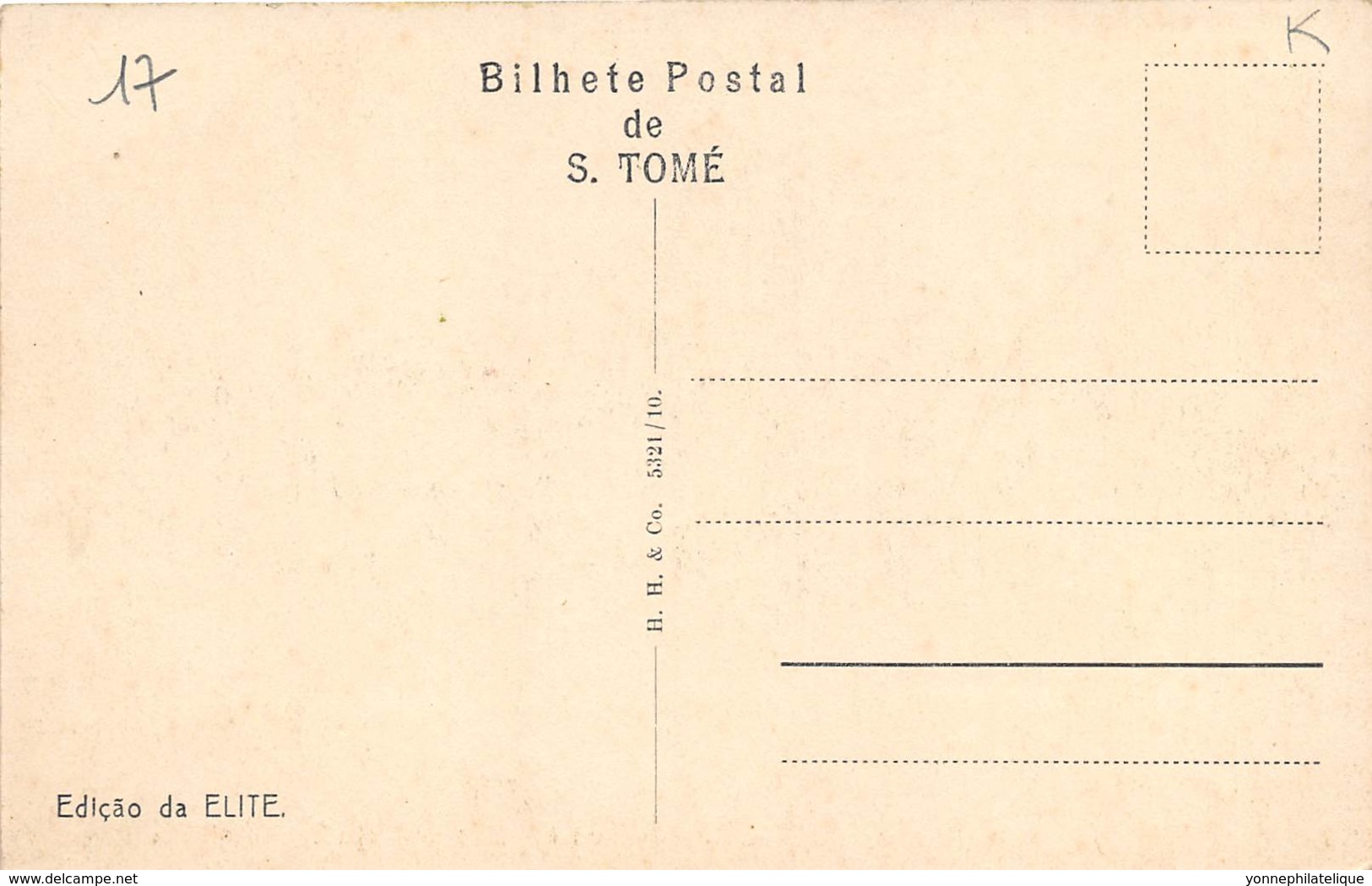 Sao Tome Et Principe / 17 - Beau Cliché - Sao Tome Et Principe