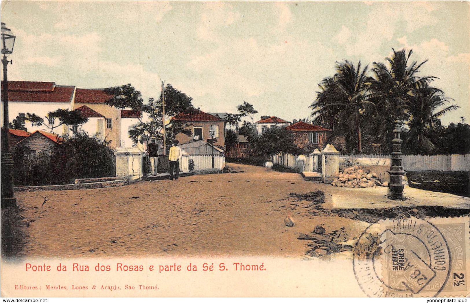 Sao Tome Et Principe / 23 - Ponte Da Rua Dos Rosas E Parte Da Sé - Belle Oblitération - Sao Tome En Principe