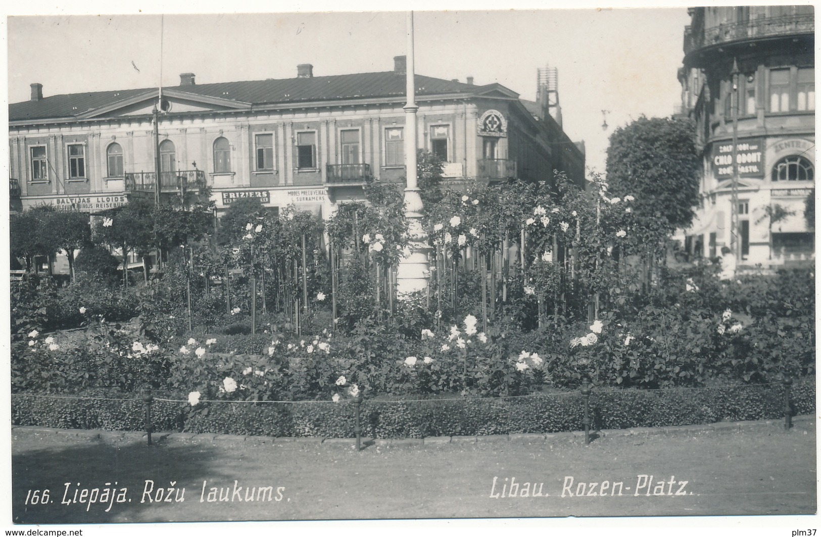 LETTONIE, LIBAU - Rozen Platz - Lettonie