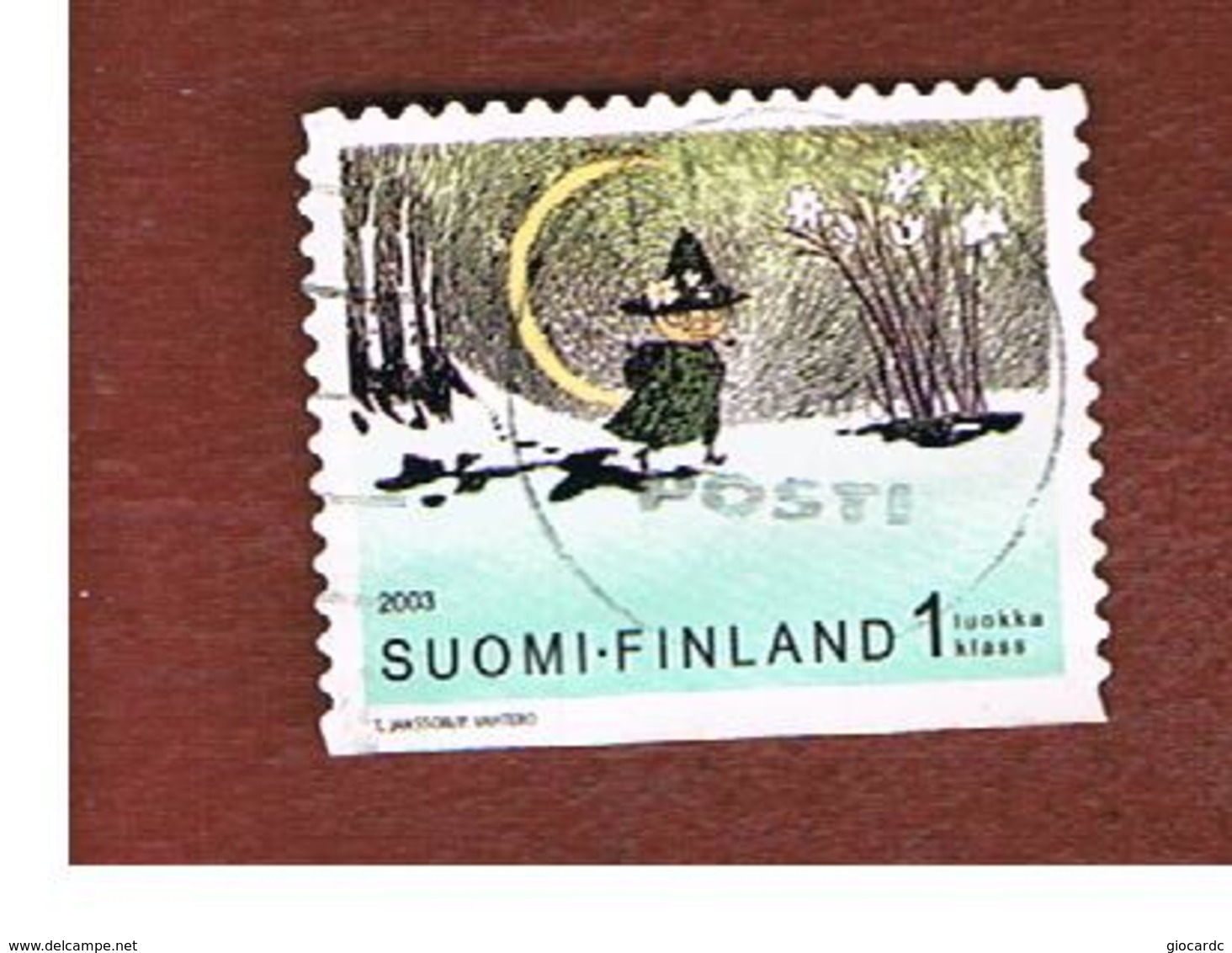 FINLANDIA (FINLAND) -  SG   1713  -    2003 THE MOOMINS    (FROM BOOKLET)    -       USED ° - Oblitérés