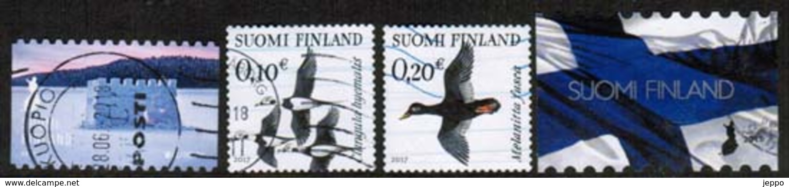 2017 Finland, 4 Different Stamps. - Oblitérés