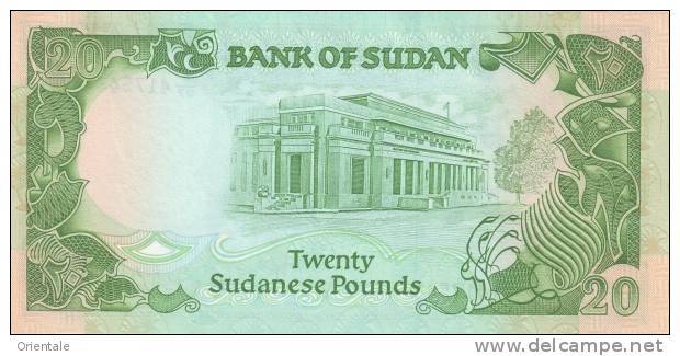 SUDAN P. 42c 20 P 1990 UNC - Soudan