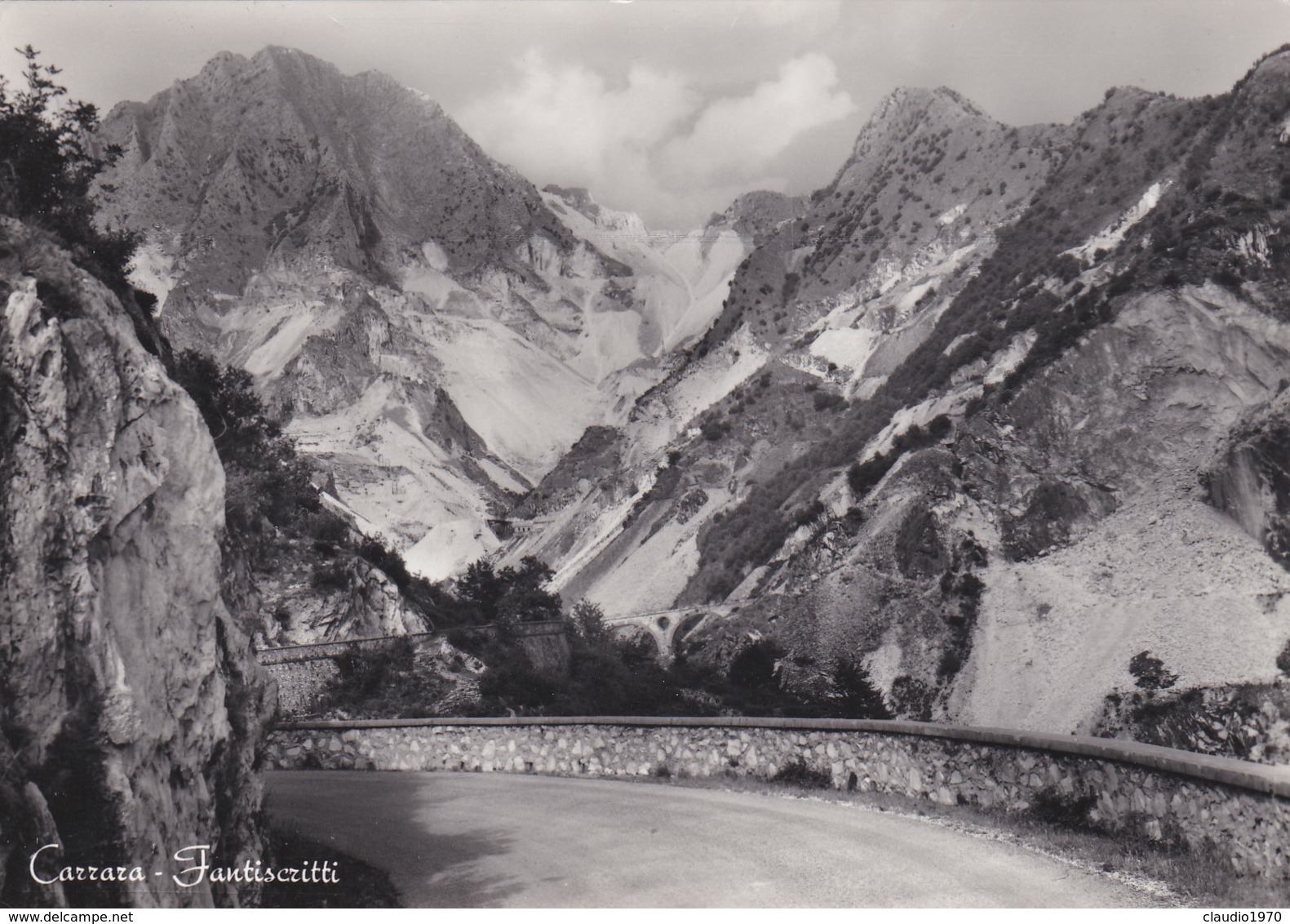 CARTOLINA - POSTCARD - CARRARA - FANTISCRITTI - Carrara