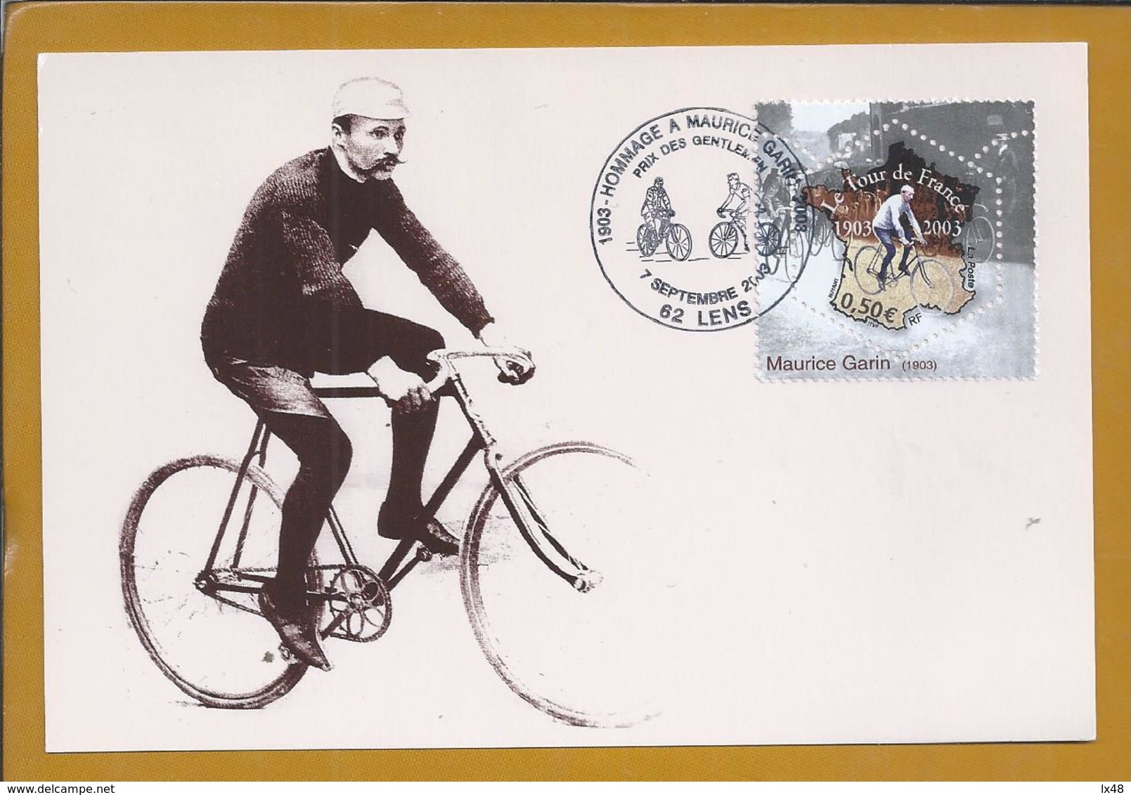 Maurice Garin Winner Of First Cycling Tour Of France In 1903. Radtour Durch Frankreich. Fietsen. Sykling. Kerékpározás. - Radsport