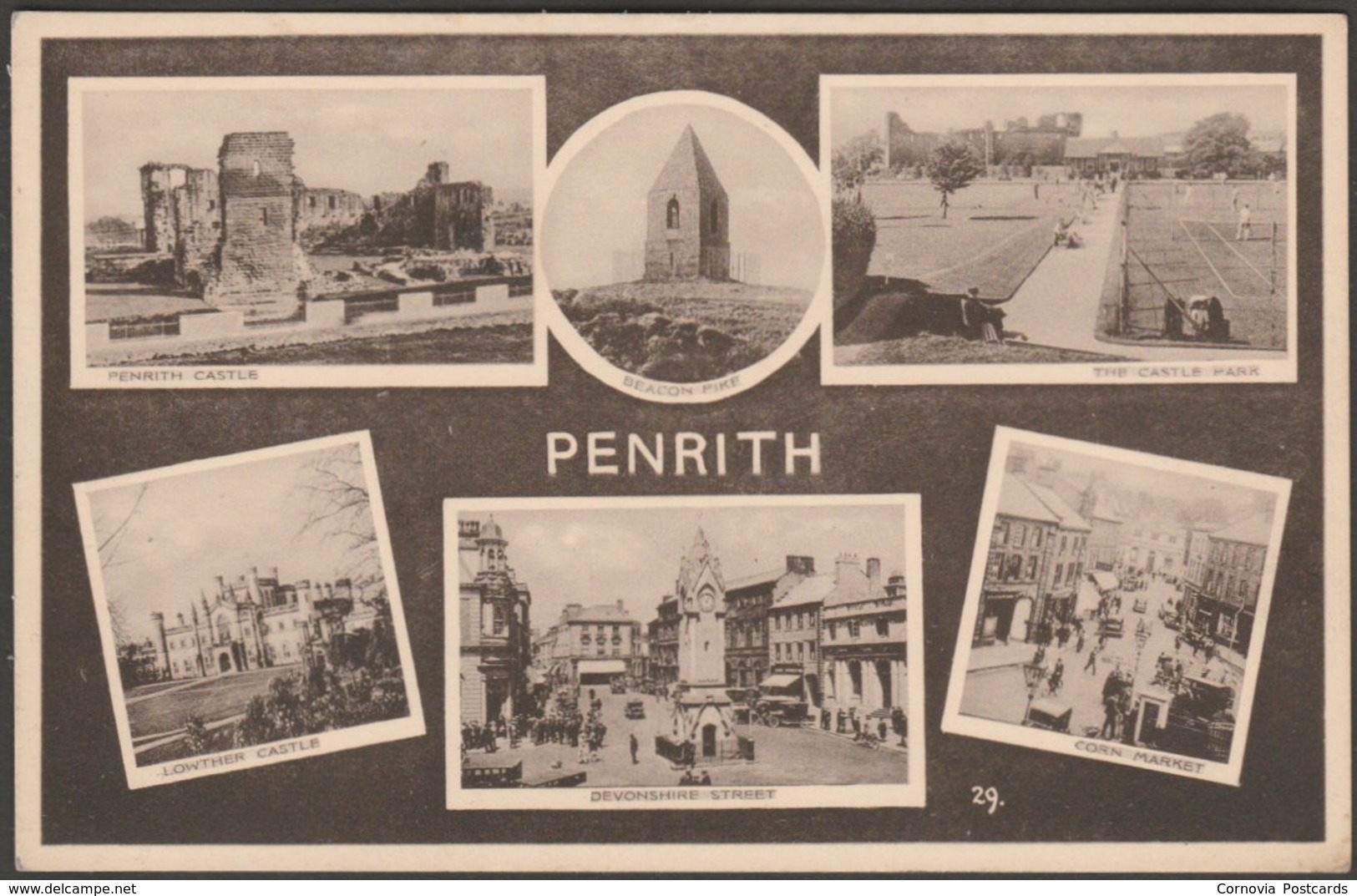 Multiview, Penrith, Cumberland, C.1930 - Reeds Postcard - Penrith