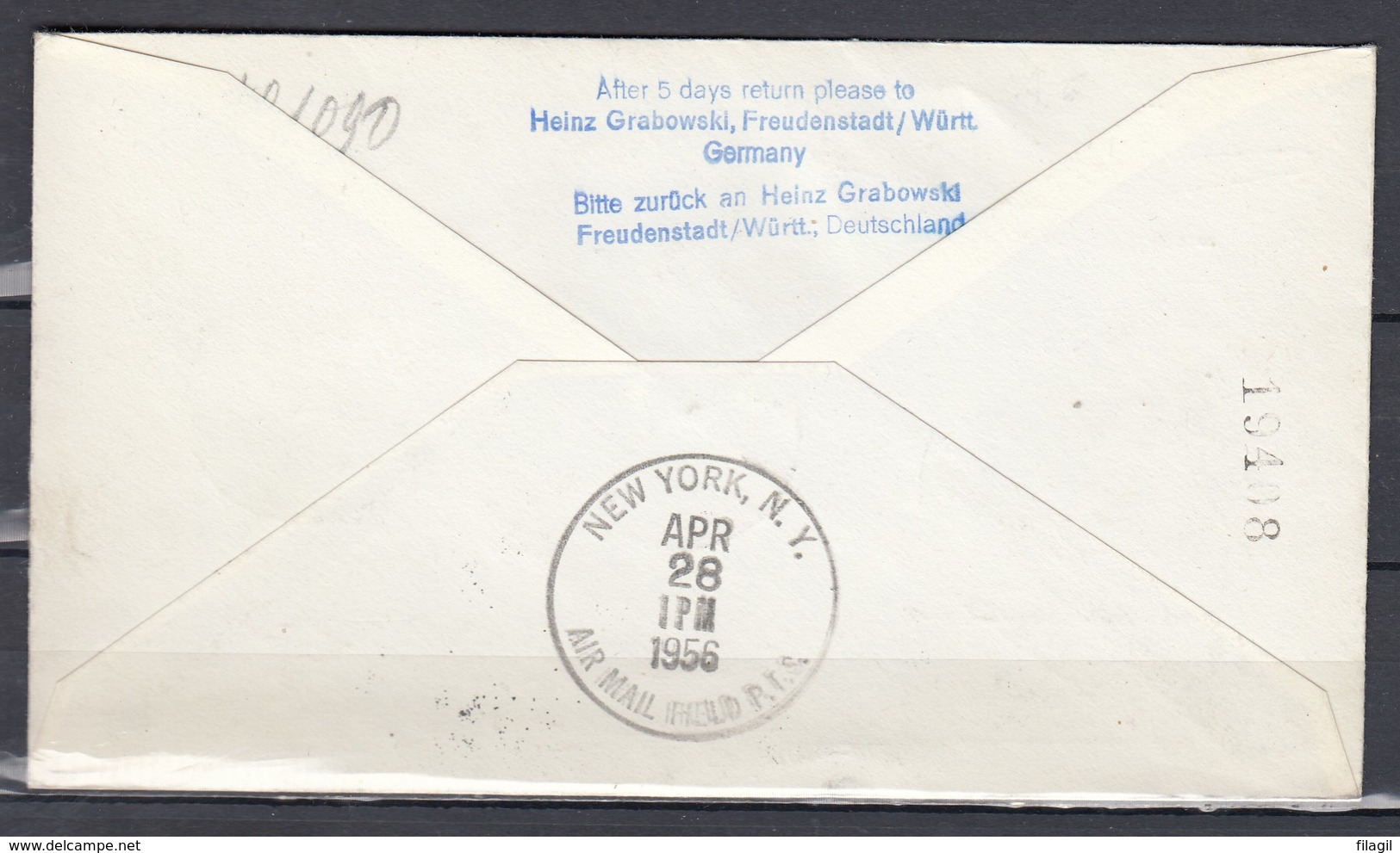 Brief Van Berlin Luftpoststelle Naar New York Usa Special Air Mail Vienna New York (354) - Altri & Non Classificati