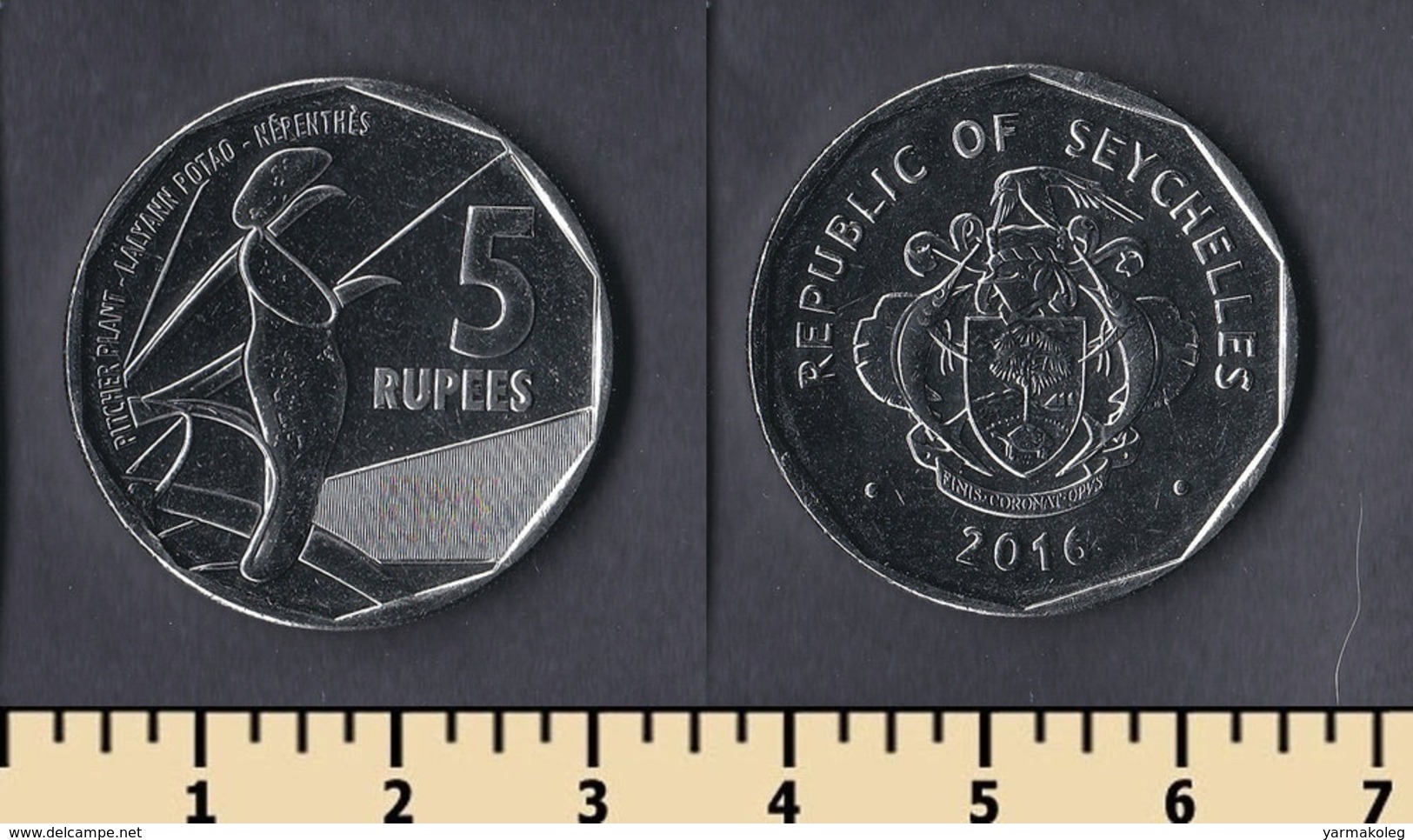 Seychelles 5 Rupees 2016 - Seychellen