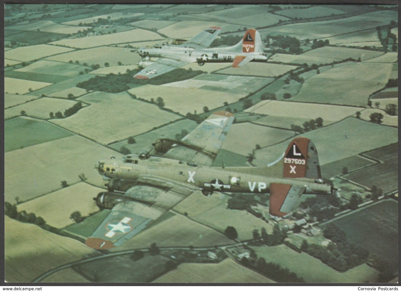 Boeing B-17G Flying Fortress - After The Battle Postcard - 1939-1945: 2nd War