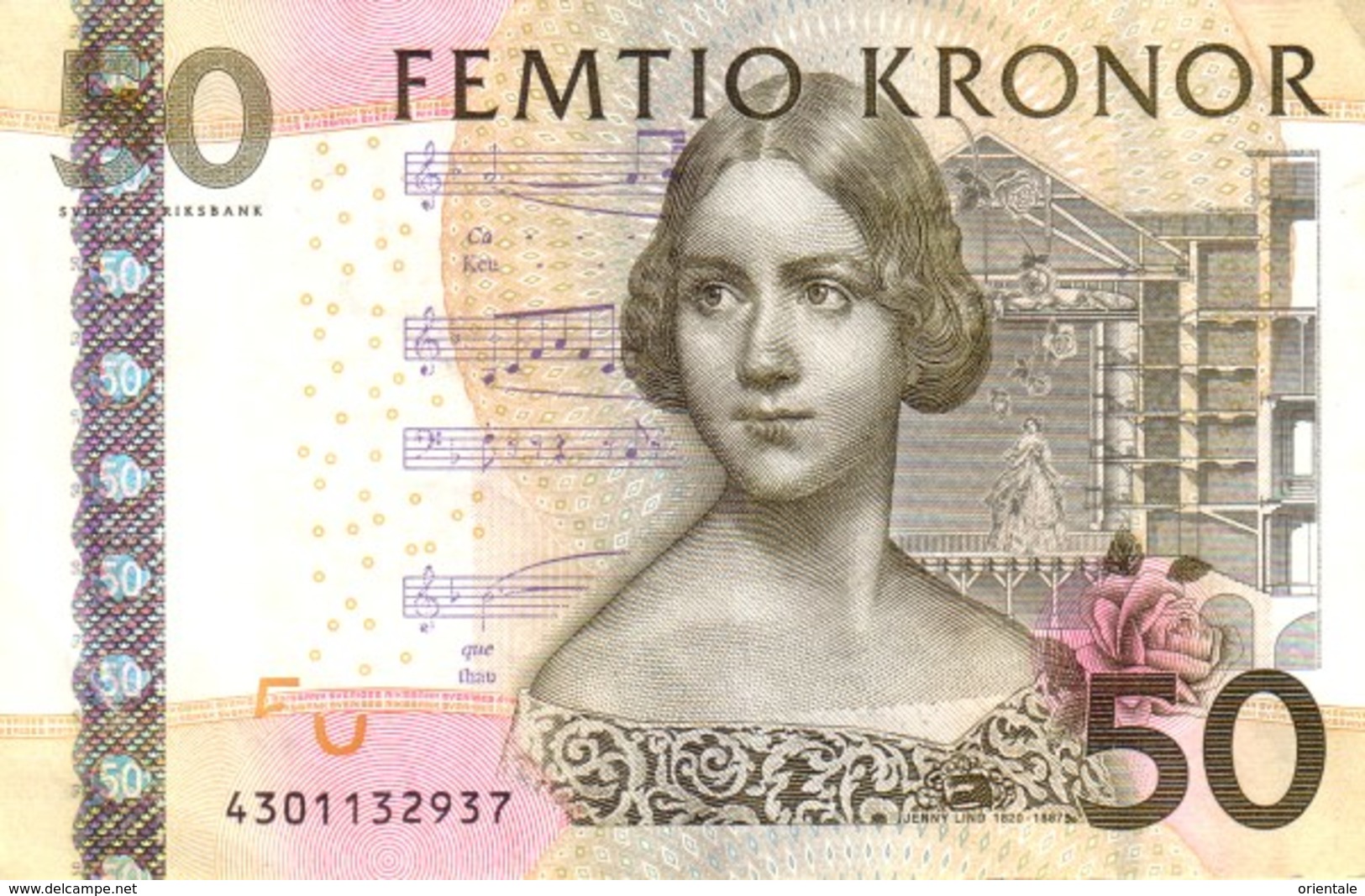 SWEDEN P. 64a K 50 2004 UNC - Suède