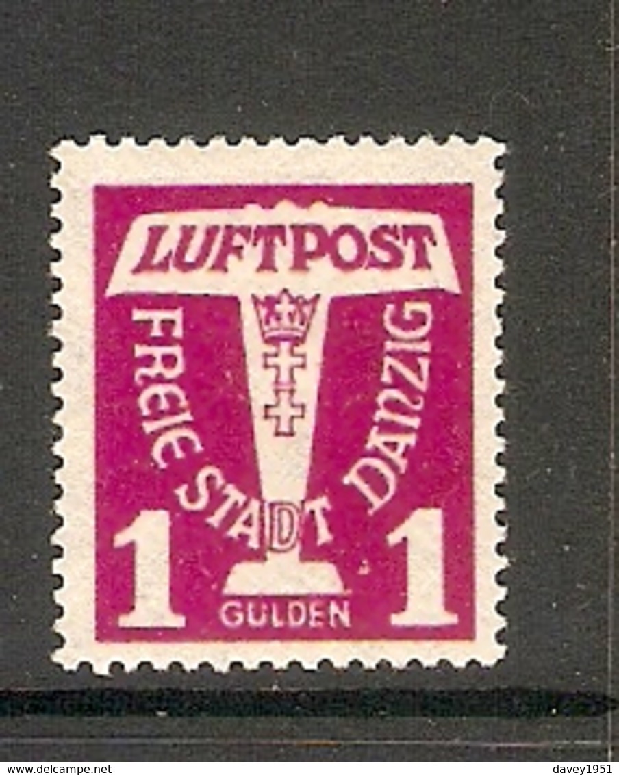 006698 Danzig 1935 Air 1 Gulden MH - Sonstige & Ohne Zuordnung