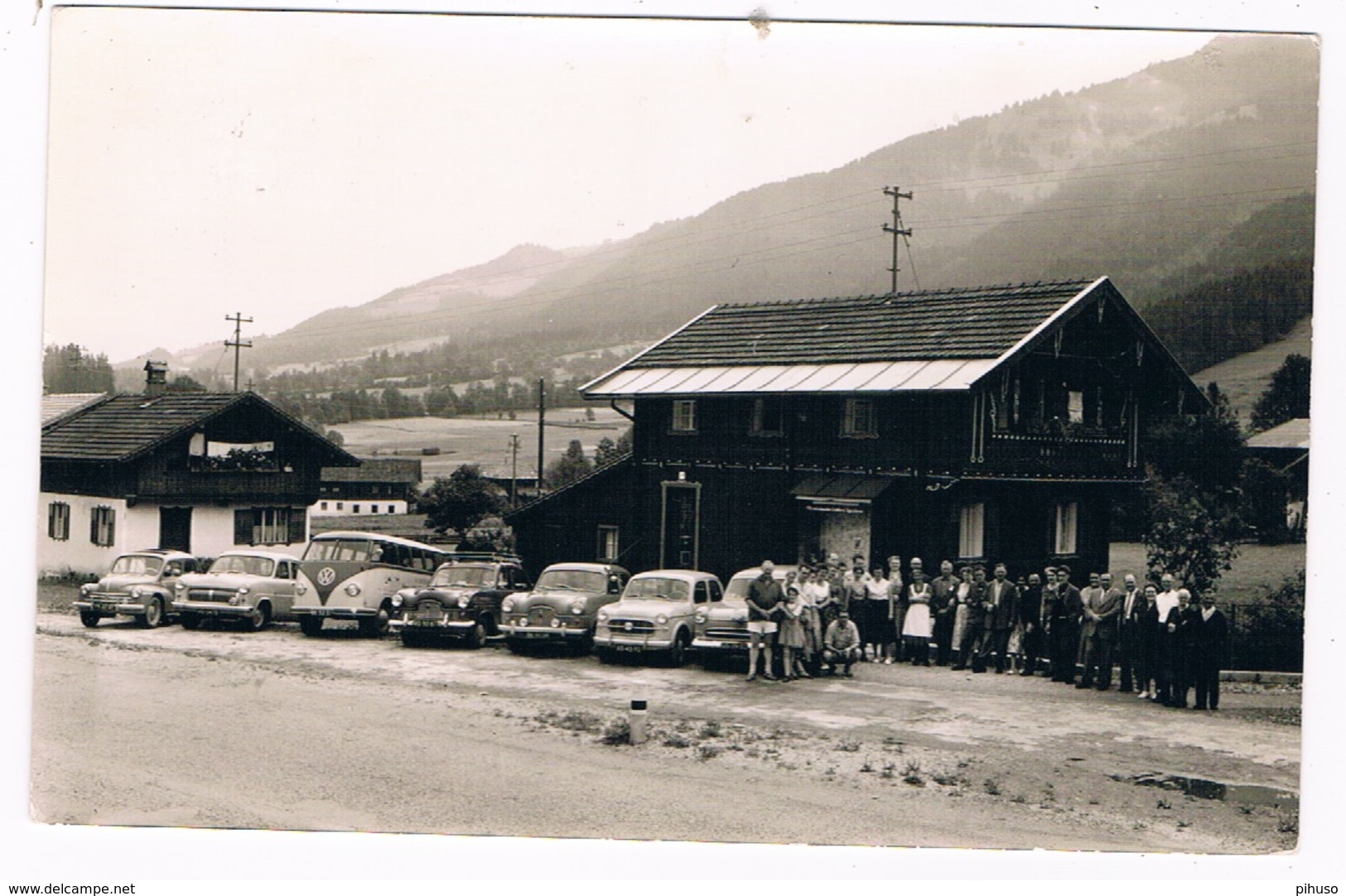 Ö- 3832   KUFSTEIN : RPPC With Cars ( Volkwagen T1 ) - Zirl