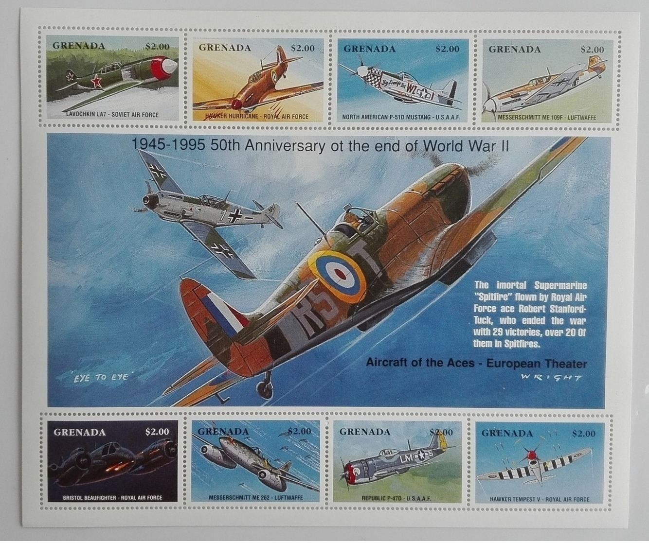 Grenada 1995** Klb.2946-53. 50th Anniversary Of The End Of World War II MNH [5;41] - WW2