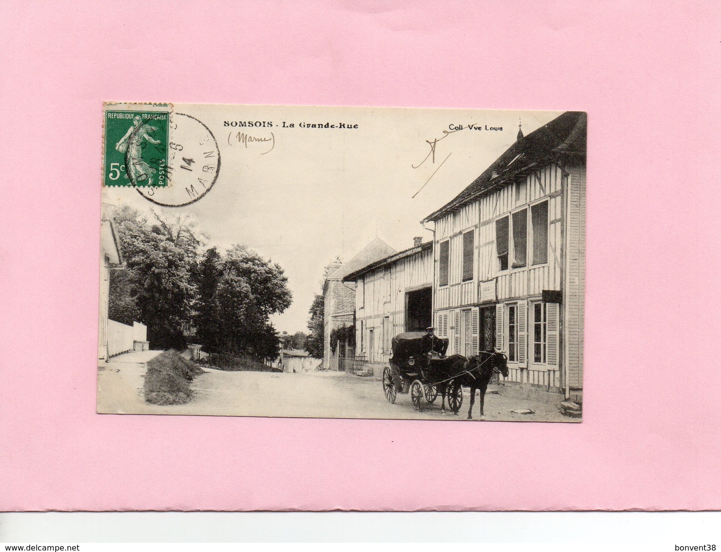 Carte Postale - SOMSOIS - D51 - La Grande Rue - Autres & Non Classés