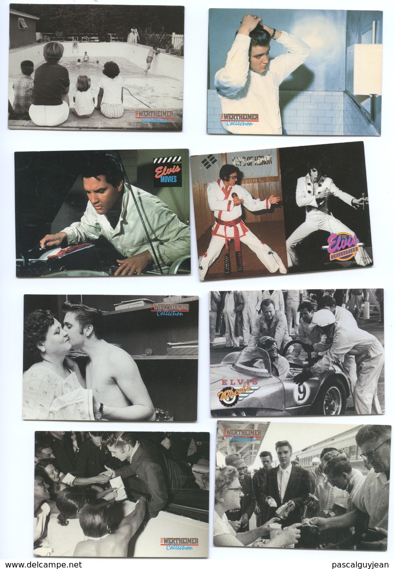 ELVIS PRESLEY - LOT DE 94 Fiches / Images + 1 JEU DE 54 CARTES - Autres & Non Classés