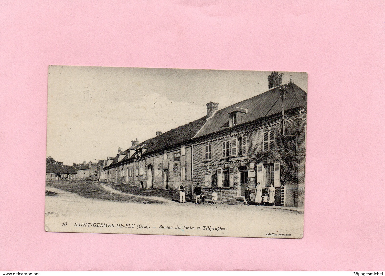 Carte Postale - SAINT GERMER De FLY - D60 - Bureau Des Postes Et Télégraphes - Autres & Non Classés