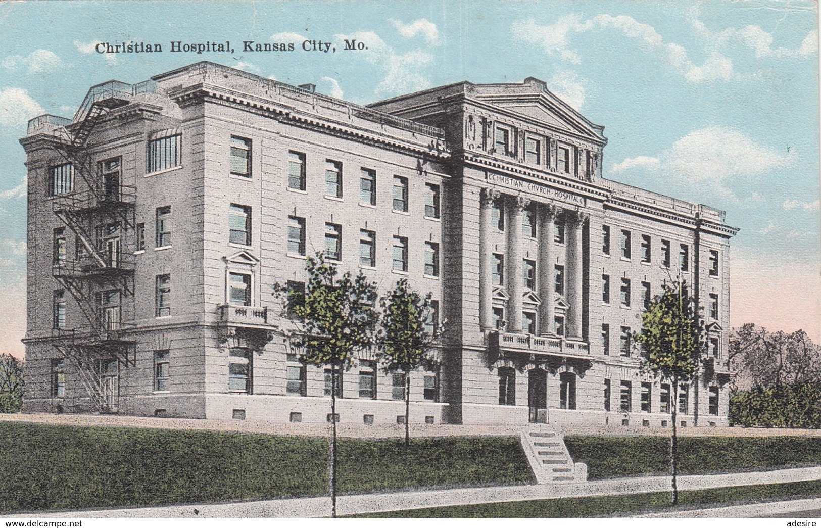 CANSAS CITY (Mo) - Christian Hospital, Gel.1924 - Kansas City – Missouri