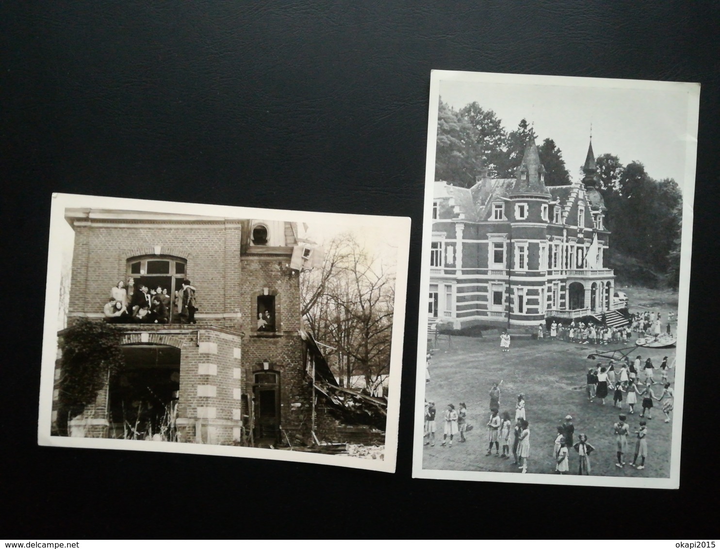 SPA LIÈGE WALLONIE BELGIQUE LOT 11 PHOTOS GROUPE DE JEUNES ANNÉES 1958 1959 1970  + UNE CARTE POSTALE