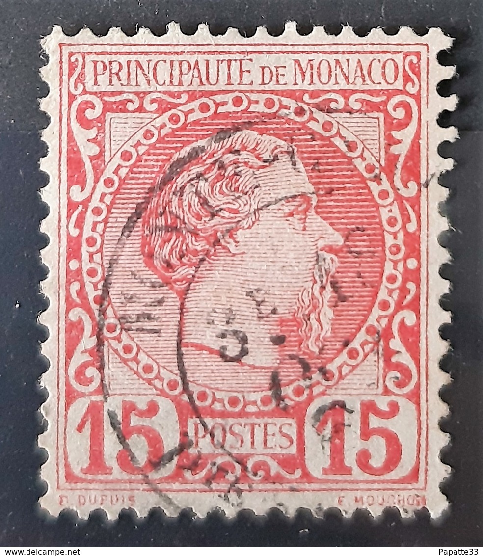 MONACO - N°5 - Oblitéré (o) - ...-1885 Voorlopers