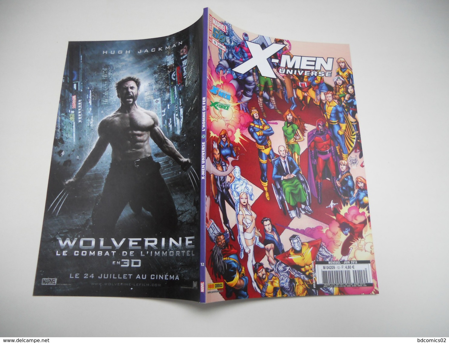 X-Men Universe N° 12 : " L'homme De Fer " ( Astonishing X-Men + Uncanny X-Force + X-Men + Xavi  MARVEL PANINI COMICS TBE - XMen