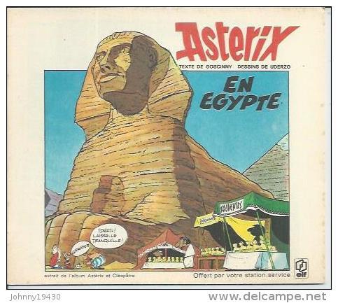 ASTERIX EN EGYPTE - GOSCINNY / UDERZO 1973 - PUB. ELF - Astérix
