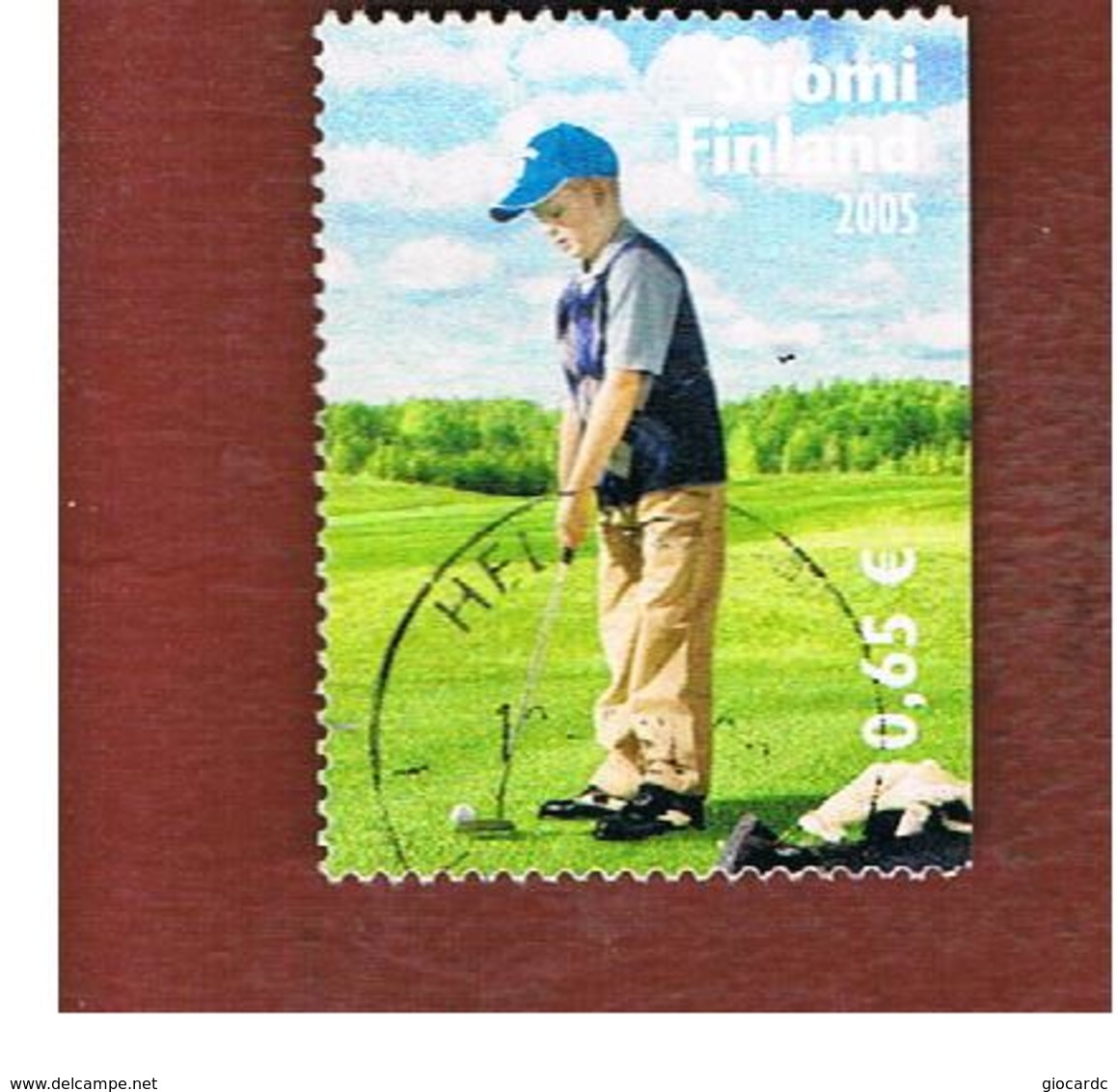 FINLANDIA (FINLAND) -  MI 1757  -  2005  GOLF (FROM BF)   -       USED ° - Used Stamps