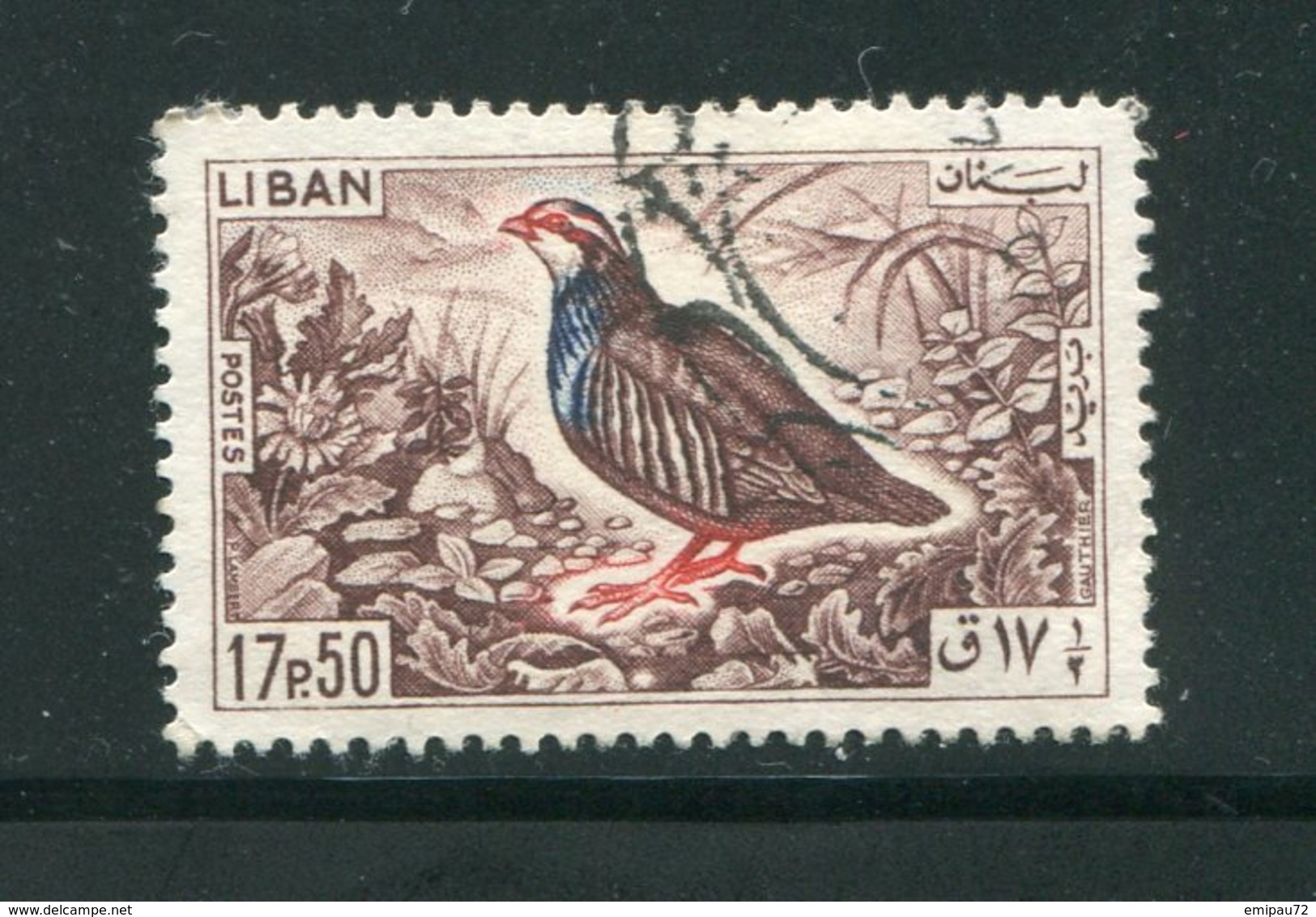 LIBAN- Y&T N°253- Oblitéré (oiseau) - Grey Partridge
