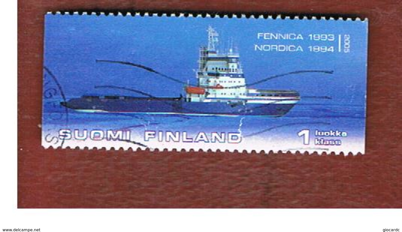 FINLANDIA (FINLAND) -  MI 1765  -  2005  ICE-BREAKERS SHIPS: FENNICA (FROM BOOKLET) -       USED ° - Usati