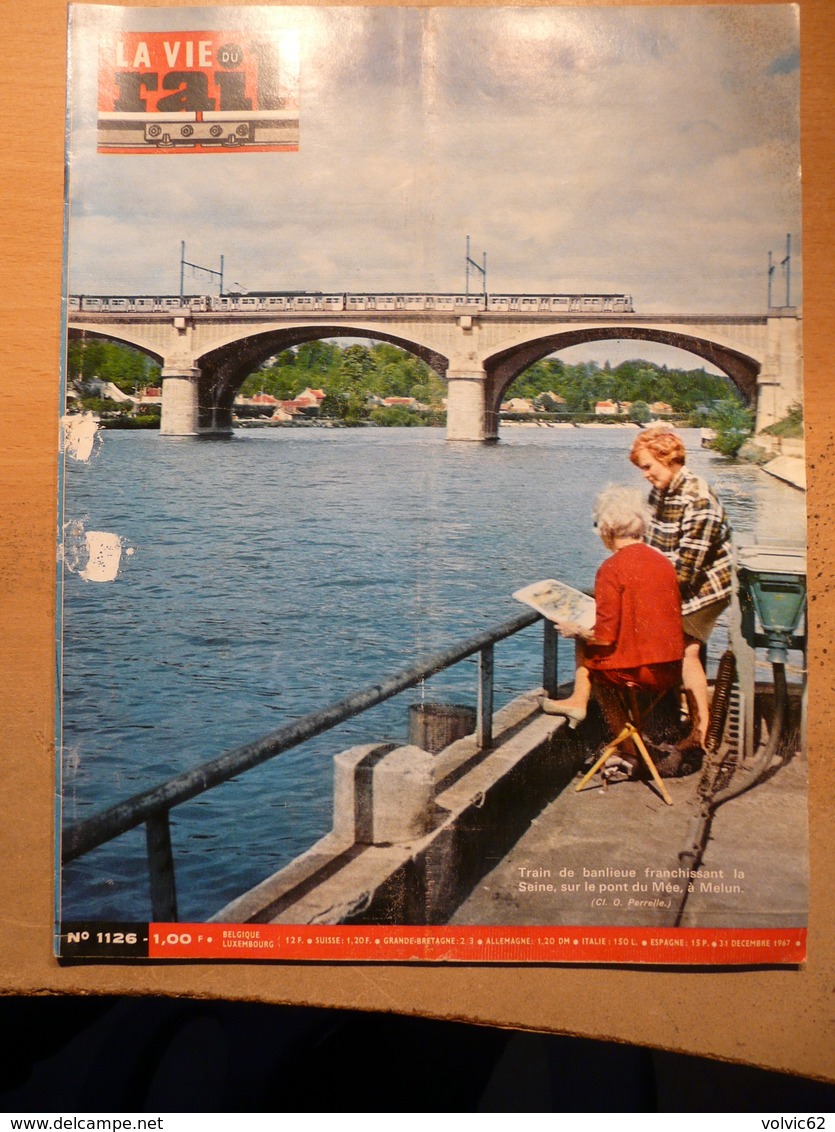 Vie Du Rail 1126 1967 Melun Stockholm Malmo Goteborg Pologne Colonie De Ploumanach - Trains